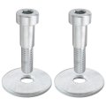 2x Door Lock Striker Bolts 38428 Left Right Compatible For 1972-1994 Oldsmobile Cutlass Supreme Replace 15013147 