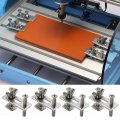 Practical 4 Pieces Set T-track Hold Down Clamps 50x20x56mm 1 97lx0 79wx2 20h Zinc Aluminum Alloy Press Plate 4x Clamp Fit For