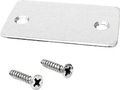 Crl Satin Anodized Shallow U Channel End Cap With Screws 