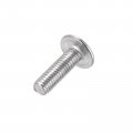 Uxcell Flanged Button Head Socket Cap Screws M6 20mm Hex Drive 304 Stainless Steel Fasteners Bolts Fully Threaded Machine Screw