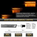 Vipmotoz Full Led Strip Side Marker Lights Fender Parking Lamps Compatible With 1997-2006 Bmw 3 Series E36 318i 325i 328i 323i