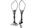 2x Motorcycle Side Mirror Motorbike Rear View Left Right Mirrors Fit For 1992 1993 1994 1995 Szuki Goose 250 Nj46a