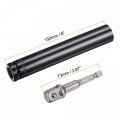 Uxcell 1 2 Drive Socket Accessory Set8mm Deep 6-point Impact 6 Length And 1 4 Hex Shank Adapter