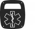 Jeeptails Ems Emergency Medical Services Tail Lamp Light Covers For Jeep Cj Or Yj And Tj Wranglers Black Set Of 2 