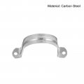 Rigid Pipe Strap 24pcs 1 2 Inch 63mm Two Hole U Bracket Zinc Plated Steel Tension Tube Clip Clamp For Fixing