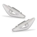 Led Side Marker Turn Signal Light Pair Clear Lens For Bmw X5 E70 2007 2014 X3 F25 2011 2015 X6 E71 2008 Part 63137171007 