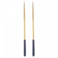 Diamond Needle Files 4mm X 160mm Titanium Coated Round Type File Handles Hand Tool For Metal Wood Stone Marble 2pcs 