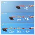 Younice Car Double Head Washing Brush With Telescopic Aluminum Long Handle No Scratch Chenille Microfiber Cleaning Kit 360a