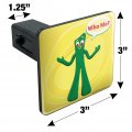 Who Me Gumby Clay Art Tow Trailer Hitch Cover Plug Insert