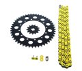 1994-1995 2000-2002 Fits Kawasaki Kx125 Yellow Chain And Sprocket Black 13 48 110l 