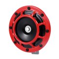 12v Car Grille Mount Electric Tone Horn Loud Red