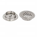 Iivverr 28 5mm Bottom Dia Stainless Steel Round Shaped Mesh Hole Air Vent Louver 35pcs