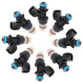Fuel Injectors 12580681 For Chevy Silverado Gmc Sierra Cadillac Escalade 8 Pieces 2005 2009 Buick And Gasoline Engines 