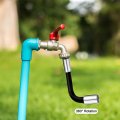 Uxcell 2pcs Foaming Extension Tube Faucet Lengthen Extender Sink Drain Bathroom Flexible Water Hose Adapter Black 20cm