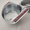 Auto-tech 2pcs Abs Chrome Front Light Fog Lamp Frame Cover Trim Decorative Replacement For Toyota Hiace 2014-2018