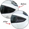 Rear Side Window Louvers Cover Trim Abs 2pcs Compatible With Subaru Brz Zd8 2022 2023 Toyot 86 Gr86 2022 Shark Gills Styling