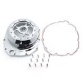 Hk Moto See Through Engine Clutch Cover For Suzuki Gsx1300r Hayabusa B-king 99-13 W Gasket