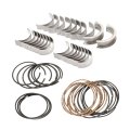 Silscvtt Main And Rod Bearings With Piston Rings Replacement For Chevrolet Ls Gen Iii Iv 4 8l 5 3l 2m4978 Ms2199 Bb253j 