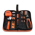 Dna Motoring Tools-00030 16 Piece Mechanic S Home Repair Tool Set With Carrying Case Includes Pliers Wrench Hex Key Screwdriver 