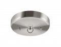 Aspen Creative 21505-22 Contemporary Chandelier Light Fixture Canopy Kit W Collar Loop Brushed Nickel 5-1 8 Diameter 7 16 