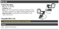 Power Tow Mirror Kit Set Of 2 Manual Telescopic Heated Turn Signal Foldaway Black Textured Compatible With 2001-2005 Ford