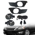 Fog Light Assembly Kit For Altima 2013 2014 2015 Pair Of Lamps With Chrome Black Bezel Universal Switch And Wiring H11 Halogen 