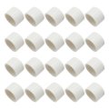 20 Pcs 1 Inch Pvc Pipe End Cap Plug For Building Furniture Rden Shelf Schedule 40 A A Pipe Socket Fitting Adapter Connector 