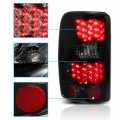 Amerilite For 2000-2006 Chevy Tahoe Suburban Gmc Yukon Denali 1500 2500 Smoke Black Replacement Brake Lamp Led Tail Lights Set