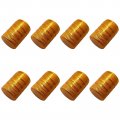 8 Pcs Valve Caps Prevent Corrosion Car Dust Universal Aluminum Wheel Tire Air Stem Covers Gold