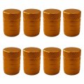 8 Pcs Valve Caps Prevent Corrosion Car Dust Universal Aluminum Wheel Tire Air Stem Covers Gold