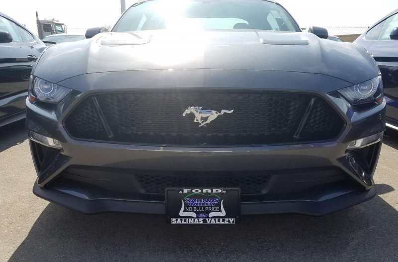 Sto N Sho Front License Plate Bracket For 2018-2023 Ford Mustang Gt With Performance Pack 2019-2021 Bullitt Ca Special Sns135a