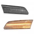 Full Led Front Amber Color Side Marker Lights Lamps For 2009-2013 Mazda 6 Gs Gt I S Chrome Housing Clear Lens 