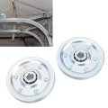 Garage Door Pulley Heavy Duty 3in Quiet Zinc Plated Kit 200lb Rated Load For Most Doors