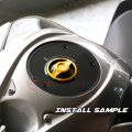 Autobahn88 Motorcycle Fuel Tank Cap Keyless Quick Lock Release Compatible With Kawasaki Versys 650 2006-2013 Blade Style