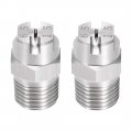 Uxcell Flat Fan Spray Tip 1 4bspt Male Thread 304 Stainless Steel Nozzle 65 Degree 2 4mm Orifice Diameter Pcs