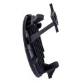 Front Tow Eye Cover For Kiate 2019 2020 2021 Replacement For Ki1029101 86588m7000 Black Plastic Standard Style 