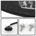 Acanii For 1997-2003 Ford F150 Pickup Flareside Black Housing Led Tail Lights Brake Lamps Pair Set Driver Passenger