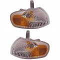 Front Turn Signal Light Pair For 1998 To 2002 Chevy Prizm Driver And Passenger Side With Park Marker Lamps Gm2530117 Gm2531117 
