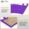 Ocpty Carbon Fiber Brake Pads Fa354 Fit For 2013 2014 Polaris Ranger 800 2004 2005 2006 Tm Xp 700 Front And Rear 4 Pair 8