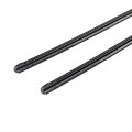 All Season Windshield Wiper Blade Refills Natural Rubber Strips For Hybrid Wipers 24in And 18in Pair Front Universal Fit Black 