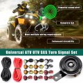 Yuxivcne Universal Atv Utv Sxs Turn Signal Kit Street Legal With Rocker Switch Light Horn Flash Relay Fuse Wire For Rov Golf