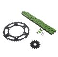 2005-2008 Fits Kawasaki Kx250 Green O Ring Chain Sprocket Black 15 47 116l 