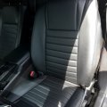 Ecotric Artificial Leather Driver Seat Cover Black Compatible With 2005 2006 2007 2008 2009 Mustang Bottom And Top Protector