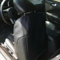 Ecotric Artificial Leather Driver Seat Cover Black Compatible With 2005 2006 2007 2008 2009 Mustang Bottom And Top Protector
