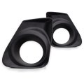 Toyota Corolla Fog Light Bumper Cover 2011 2012 2013 Driver And Passenger Side Pair Black Housing For To1038139 To1039139 