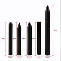 Qiilu 5pcs Professional Pdr Nylon Tap Down Pen Paintless Hail Removal Dent Repair Tools White