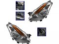 Halogen Headlight Assembly Set Of 2 For 2008-2009 Nissan Altima Coupe 