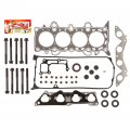 Compatible With 01-05 Honda Civic 1 7 Ex Hx Si Graphite D17a2 D17a6 Head Gasket Set Bolts