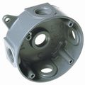 Bell 5361-0 Hubbell Splice Box 16 1 Cu-in 1-1 2 In D Gray 