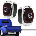 G-plus Tail Lights Compatible With Chevy Blazer C10 C20 C30 1975-1986 Fit Gmc C15 C1500 C2500 Jimmy 1973-1991 Red Lens Lamps